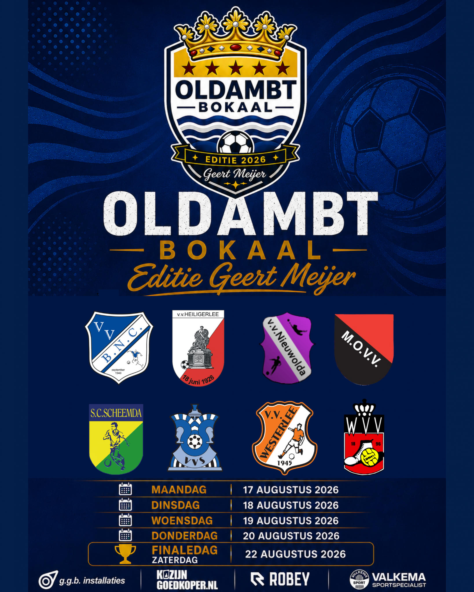 Oldambt bokaal 2026